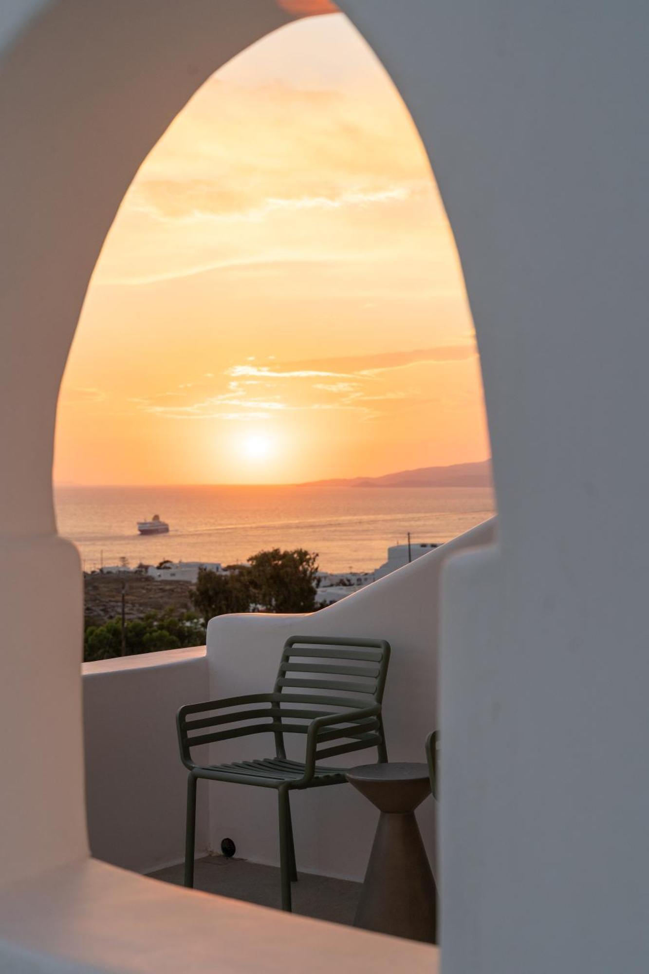 Ostria View Mykonos Bed & Breakfast Mykonos Town Bagian luar foto