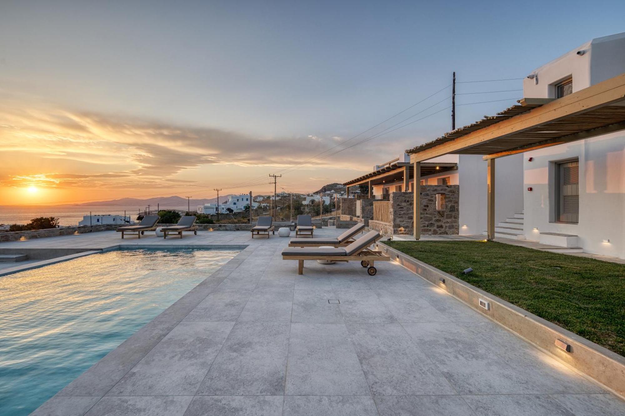 Ostria View Mykonos Bed & Breakfast Mykonos Town Bagian luar foto