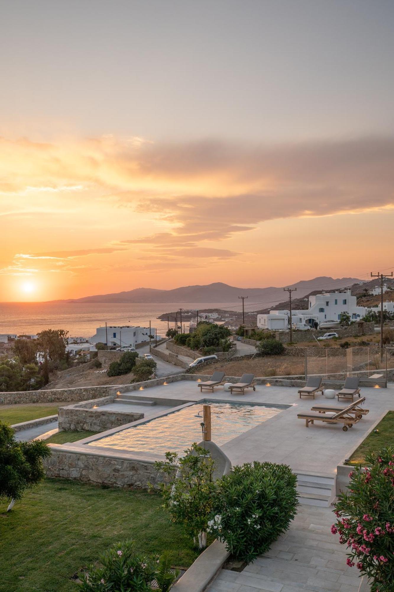 Ostria View Mykonos Bed & Breakfast Mykonos Town Bagian luar foto