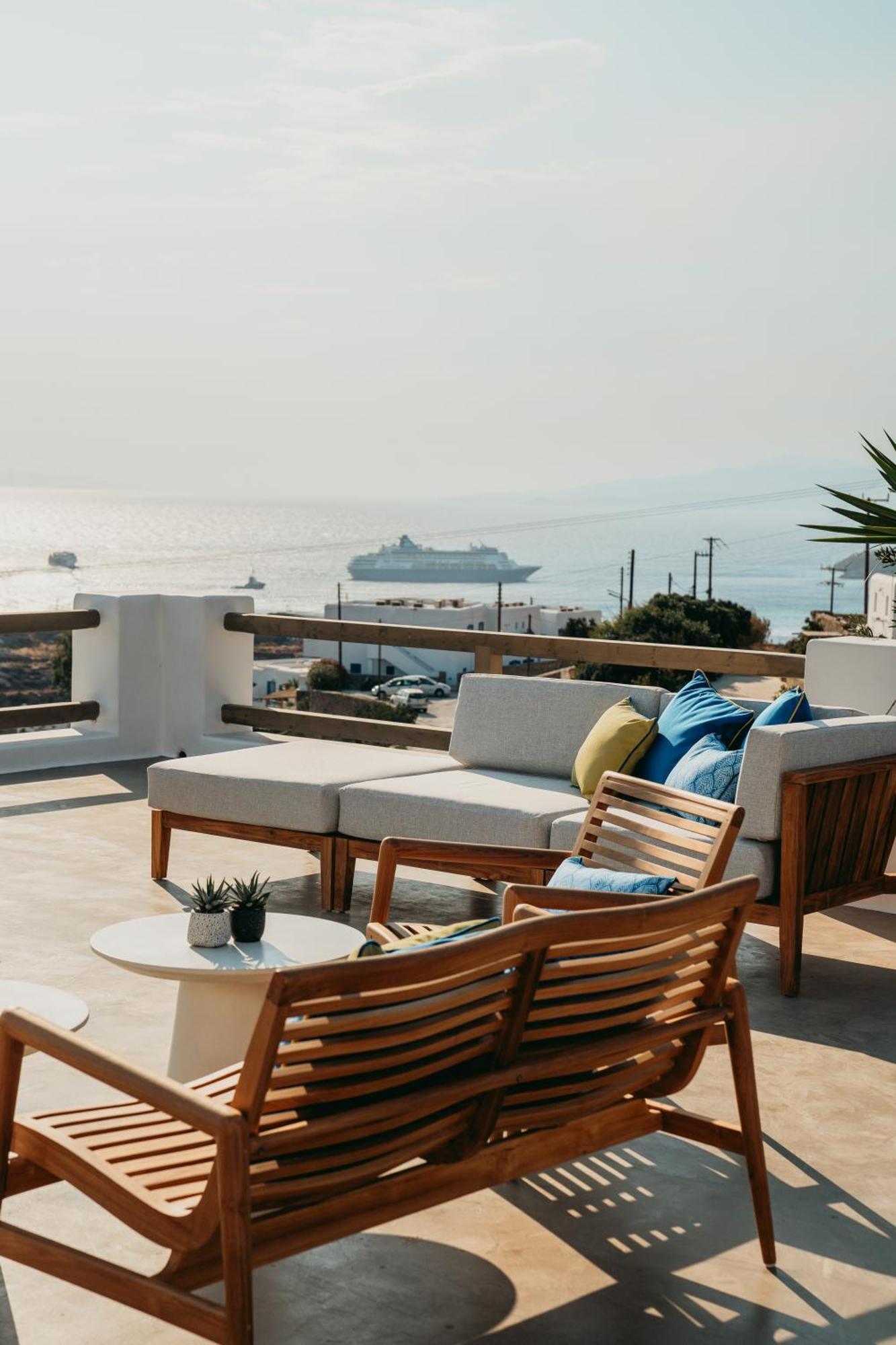 Ostria View Mykonos Bed & Breakfast Mykonos Town Bagian luar foto