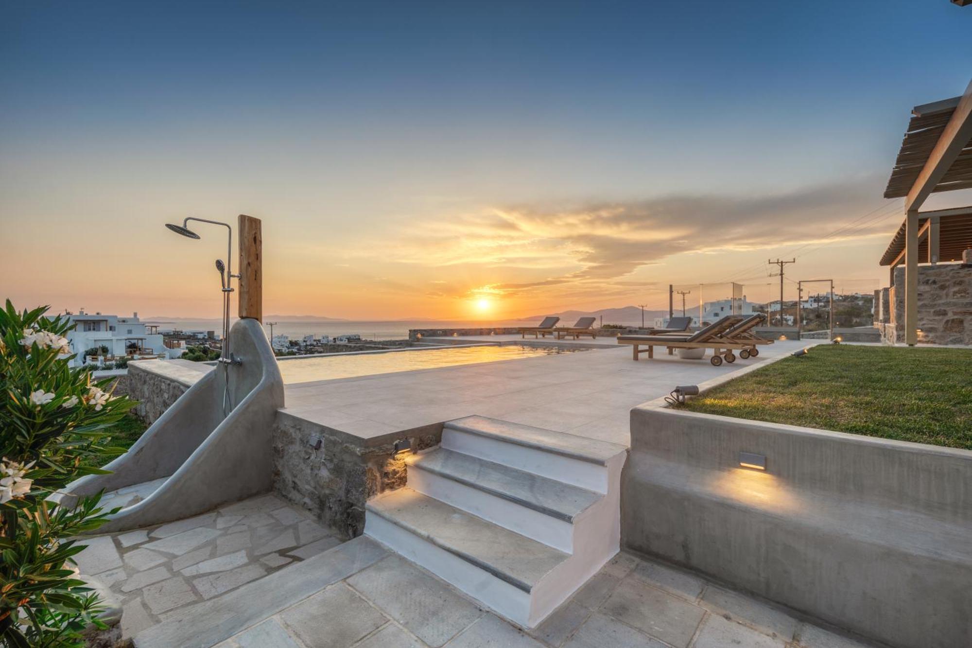 Ostria View Mykonos Bed & Breakfast Mykonos Town Bagian luar foto