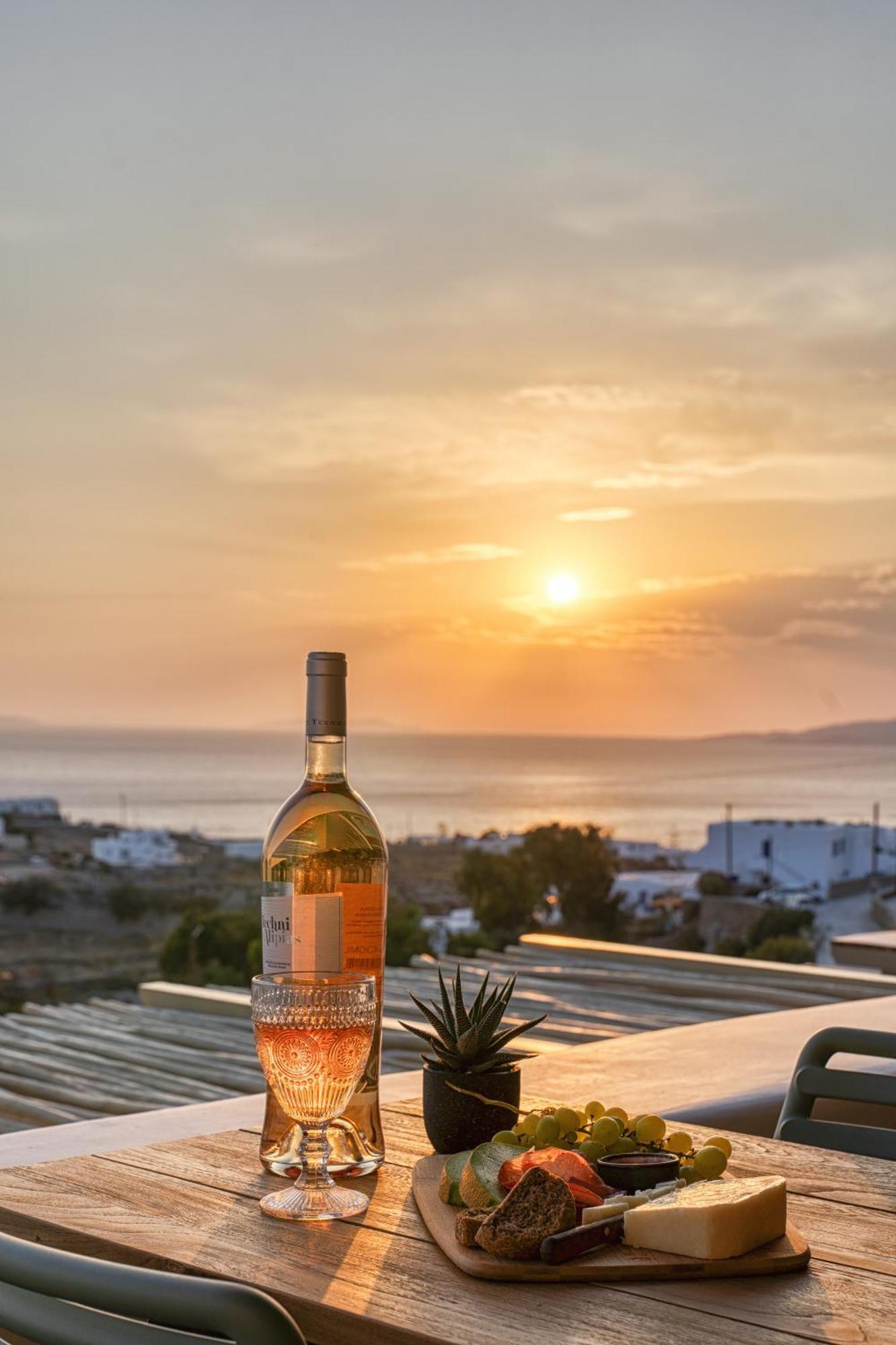 Ostria View Mykonos Bed & Breakfast Mykonos Town Bagian luar foto