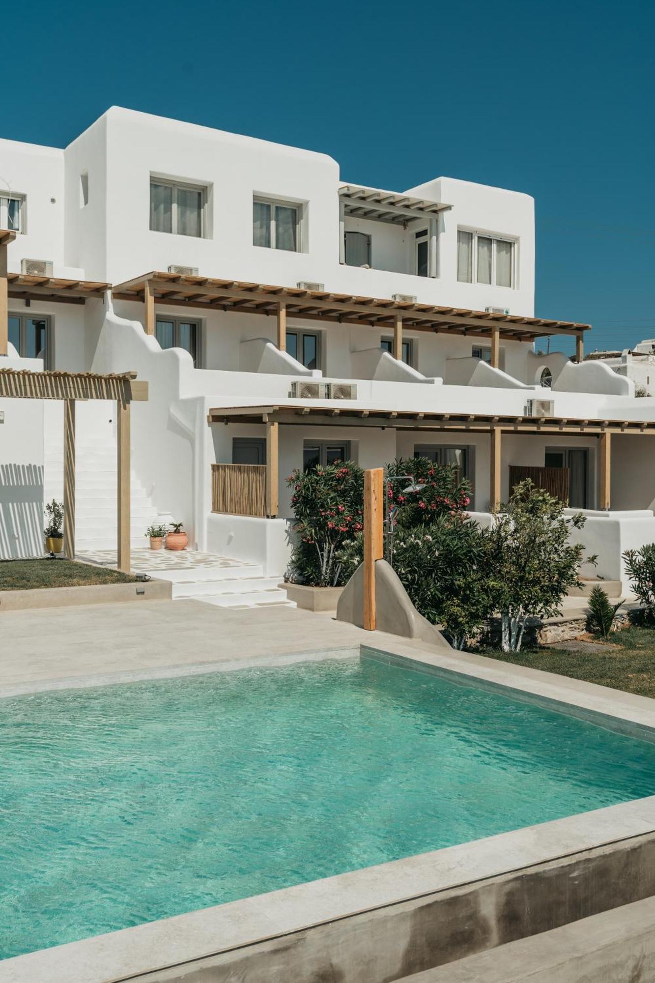 Ostria View Mykonos Bed & Breakfast Mykonos Town Bagian luar foto