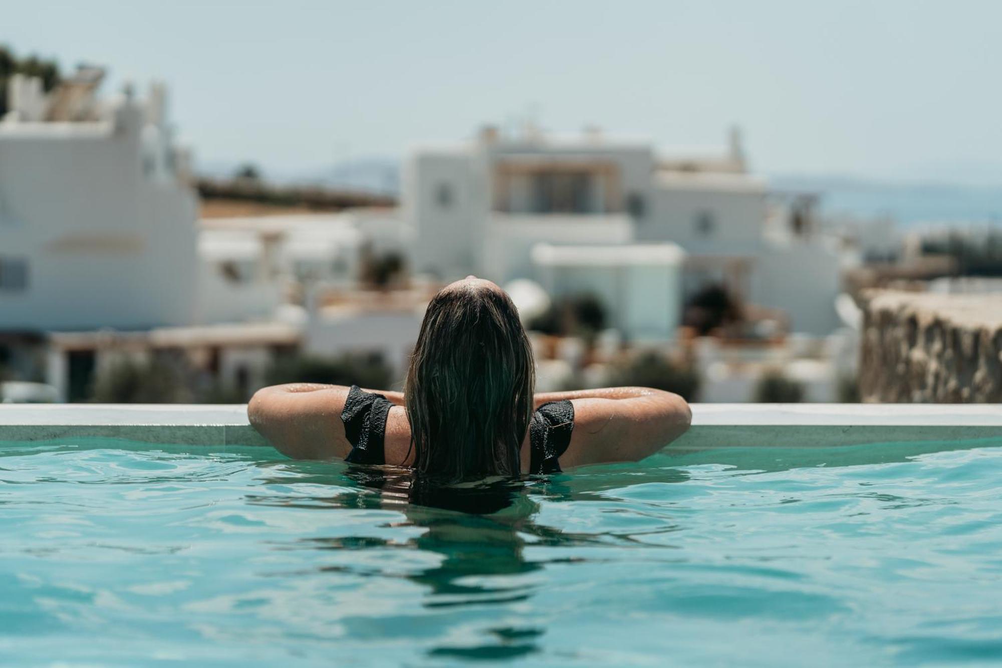 Ostria View Mykonos Bed & Breakfast Mykonos Town Bagian luar foto
