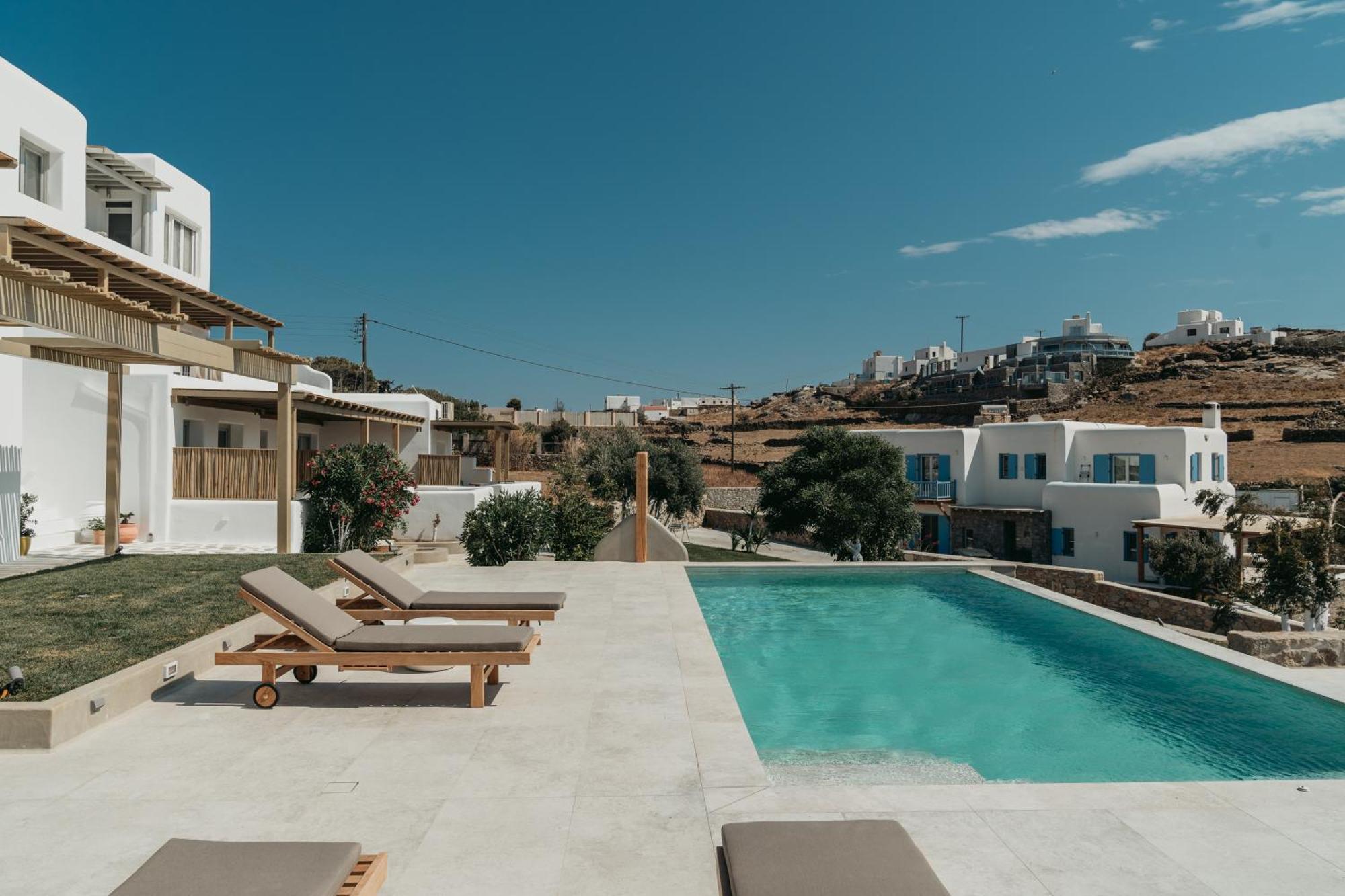 Ostria View Mykonos Bed & Breakfast Mykonos Town Bagian luar foto