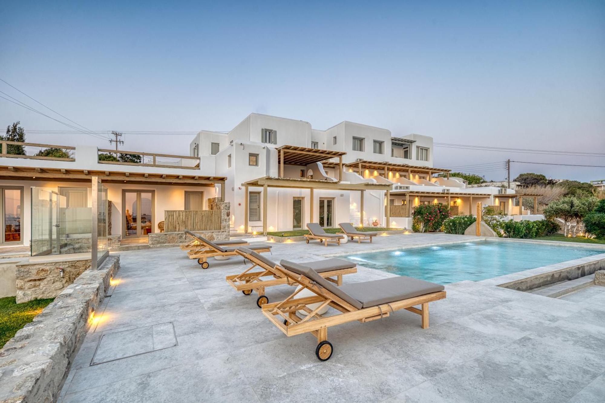Ostria View Mykonos Bed & Breakfast Mykonos Town Bagian luar foto