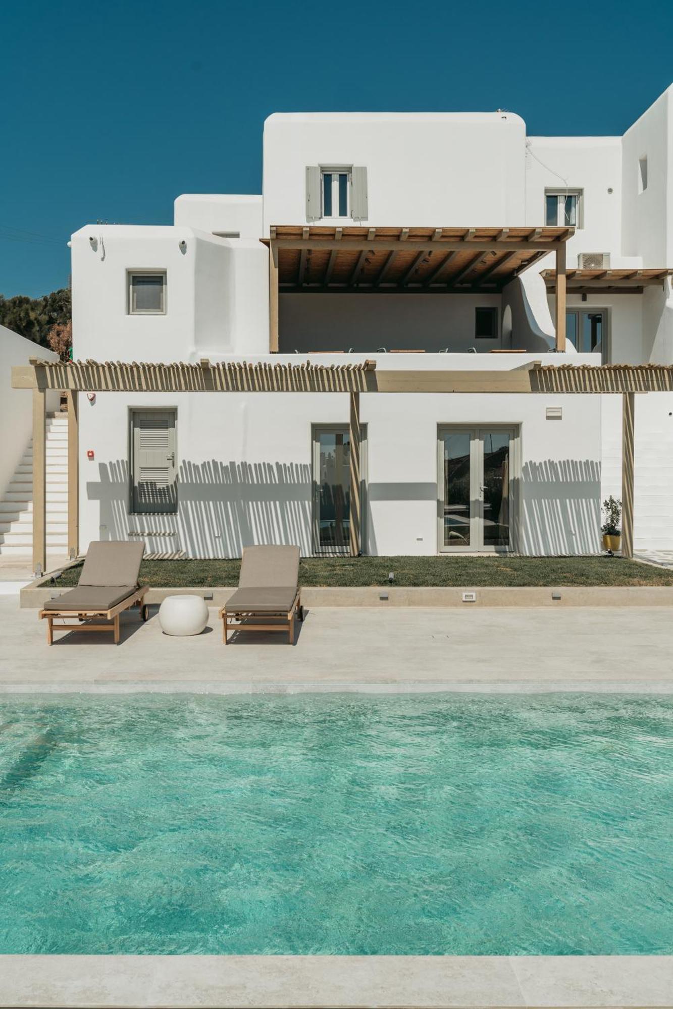 Ostria View Mykonos Bed & Breakfast Mykonos Town Bagian luar foto