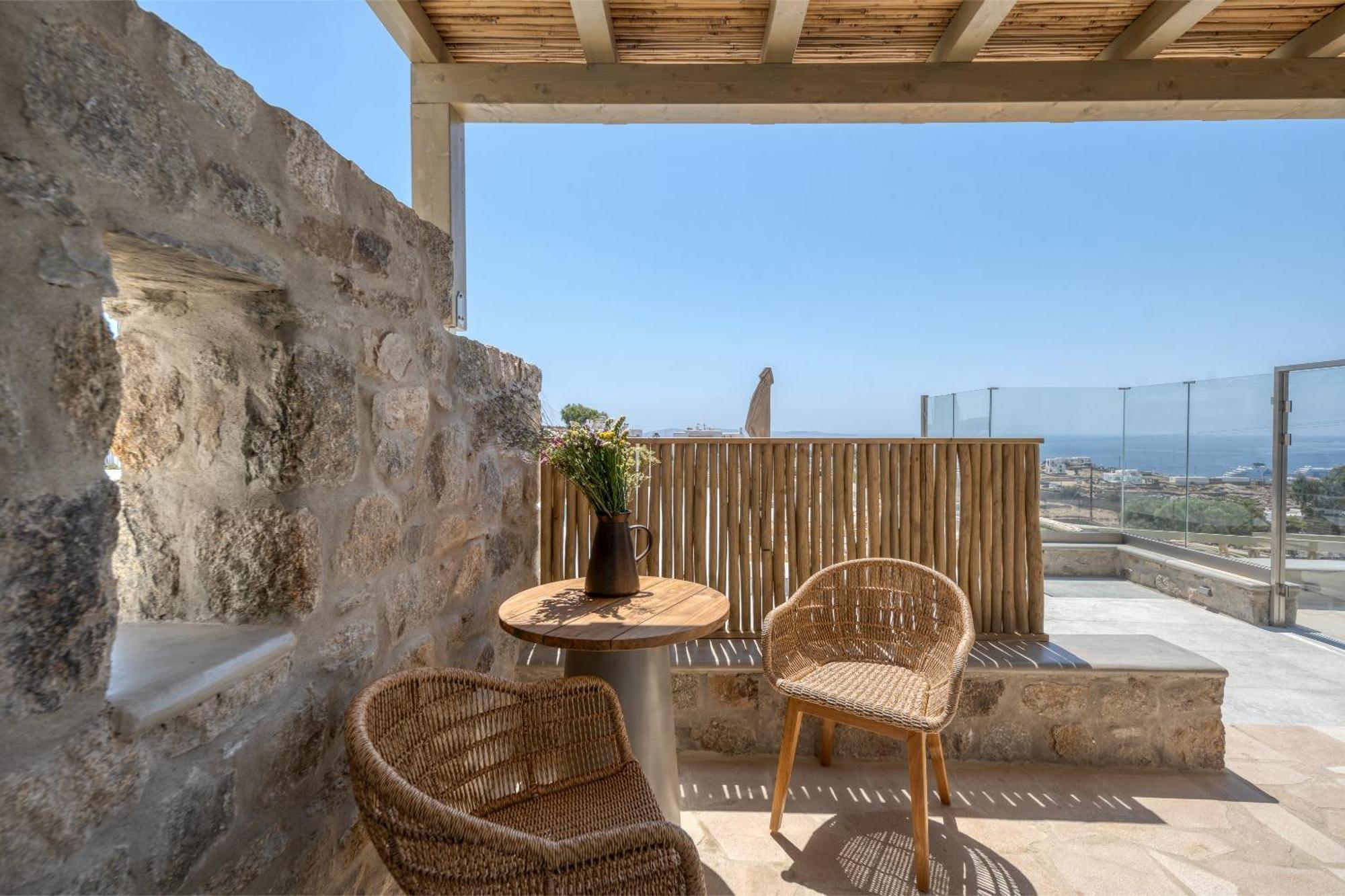 Ostria View Mykonos Bed & Breakfast Mykonos Town Bagian luar foto