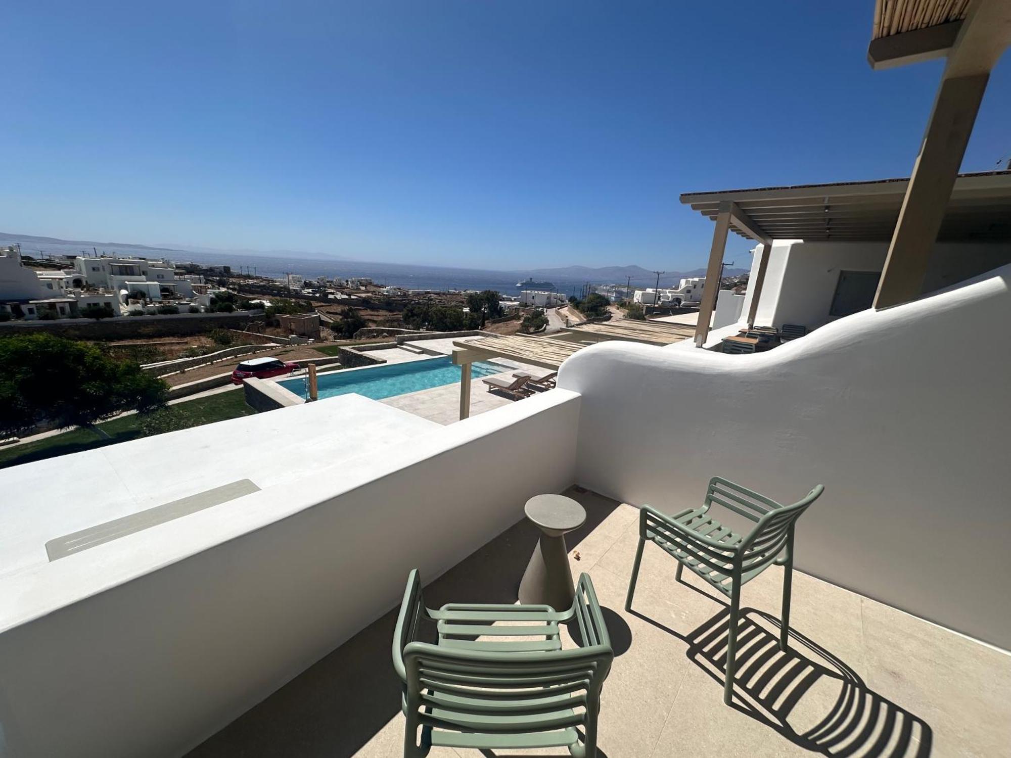 Ostria View Mykonos Bed & Breakfast Mykonos Town Bagian luar foto