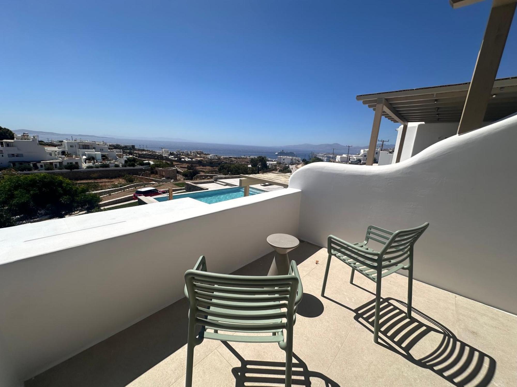 Ostria View Mykonos Bed & Breakfast Mykonos Town Bagian luar foto